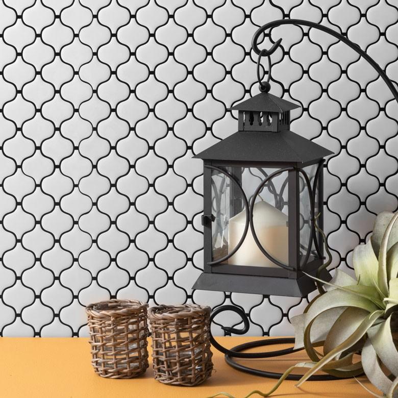 モザイクタイルシール モロッカンタイルS 正方形 12枚入り 水回り 壁面 DIY ウォールステッカー 壁紙 シート m2-66895-12 | ELEMENTS（インテリア） | 18