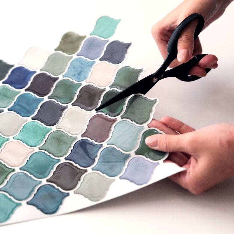 ELEMENTS（インテリア） モザイクタイルシール モロッカンS