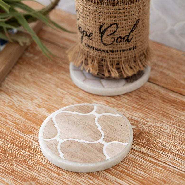 ELEMENTS（インテリア） モザイクタイルシール モロッカンM グレー