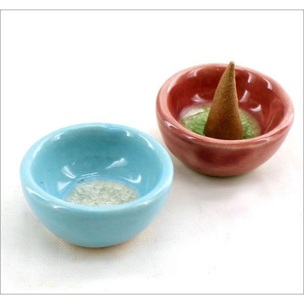 コーンタイプの陶器のお香立て 2色展開 アジア工房 o-1160 | ブランド登録なし | 01