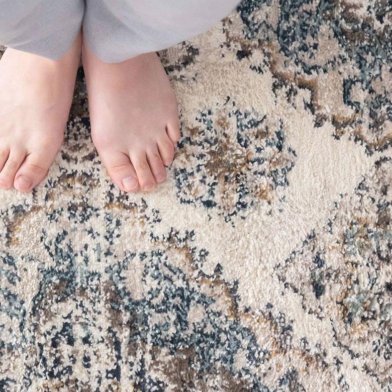 ラグ マット ペルシャ 風 柄 オリエンタル ウィルトン織 約100×140cm 長方形 絨毯 エスニック モロッカン カーペット おしゃれ 敷物 Amira アミーラ oa-eg830 | ELEMENTS（インテリア） | 03