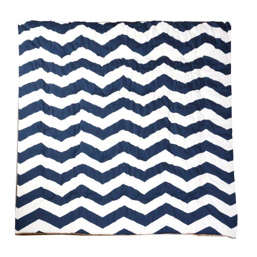 在庫限り こたつ布団 正方形 約190×190cm シェブロン柄裏面フランネルフリース こたつ掛け布団 こたつぶとん ジグザグボーダー old-83050 | ELEMENTS（インテリア） | 18