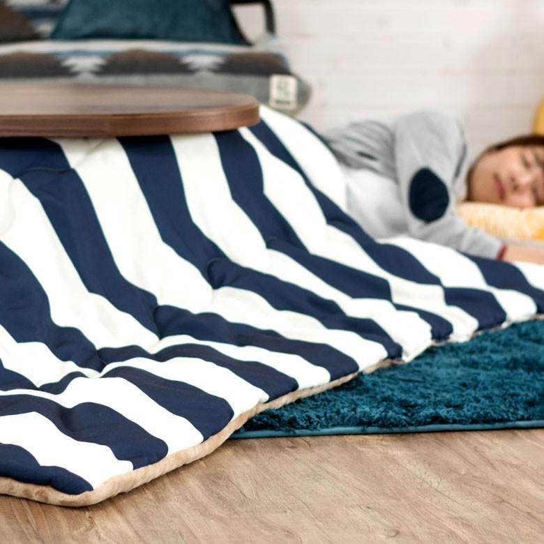 在庫限り こたつ布団 正方形 約190×190cm シェブロン柄裏面フランネルフリース こたつ掛け布団 こたつぶとん ジグザグボーダー old-83050 | ELEMENTS（インテリア） | 08