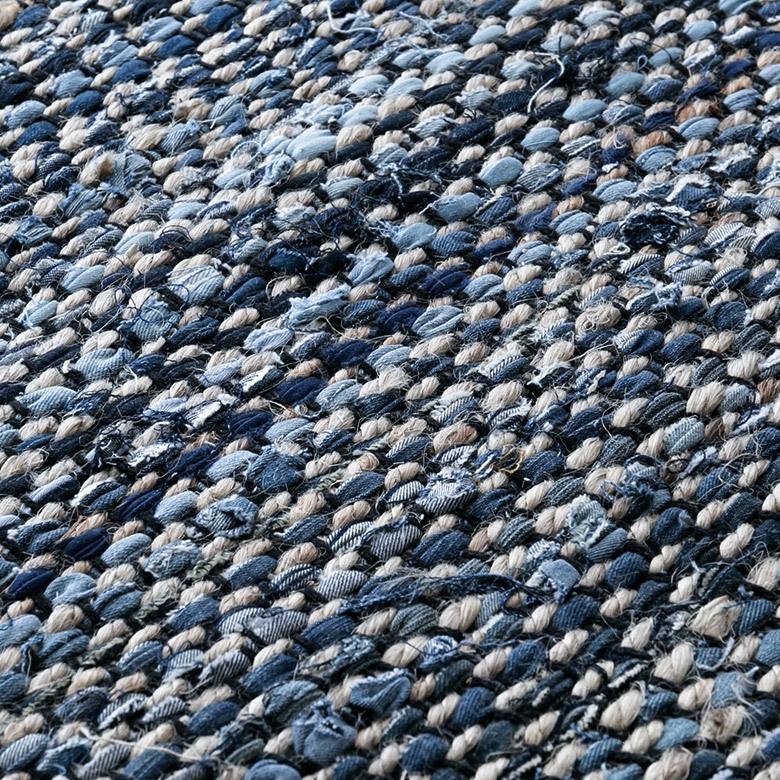 ラグ マット ラグマット インド デニム 訳あり Raha ラーハ  絨毯 じゅうたん センターラグ 長方形  リビング 寝室 模様替え おしゃれ かっこいい out-34490 | ELEMENTS（インテリア） | 06