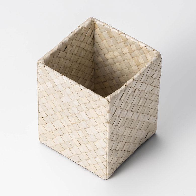 ペン スタンド 立て パンダン 天然 素材 ナチュラル シンプル 約 W 7.5cm D 7.5cm H 10cm 収納 カトラリー 卓上 デスク p-117 | ブランド登録なし | 19