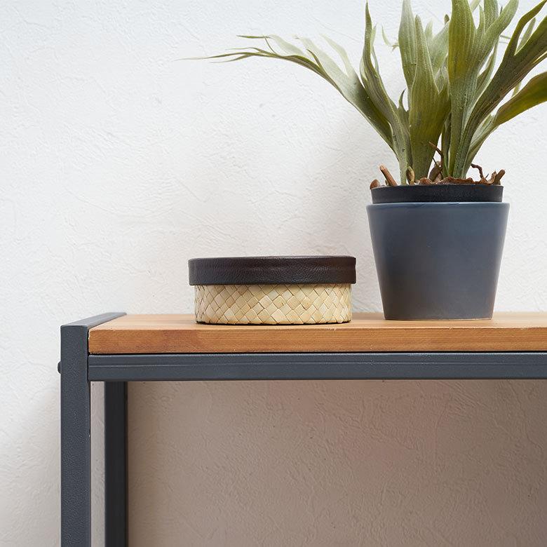 パンダン製 フタ付き ラウンド ボックス Sサイズ 小物 入れ 収納 整理 用品 収納箱 インテリア ボックス おしゃれ 入れ物 ナチュラル バリ 雑貨  pb-11752 | ELEMENTS（インテリア） | 02