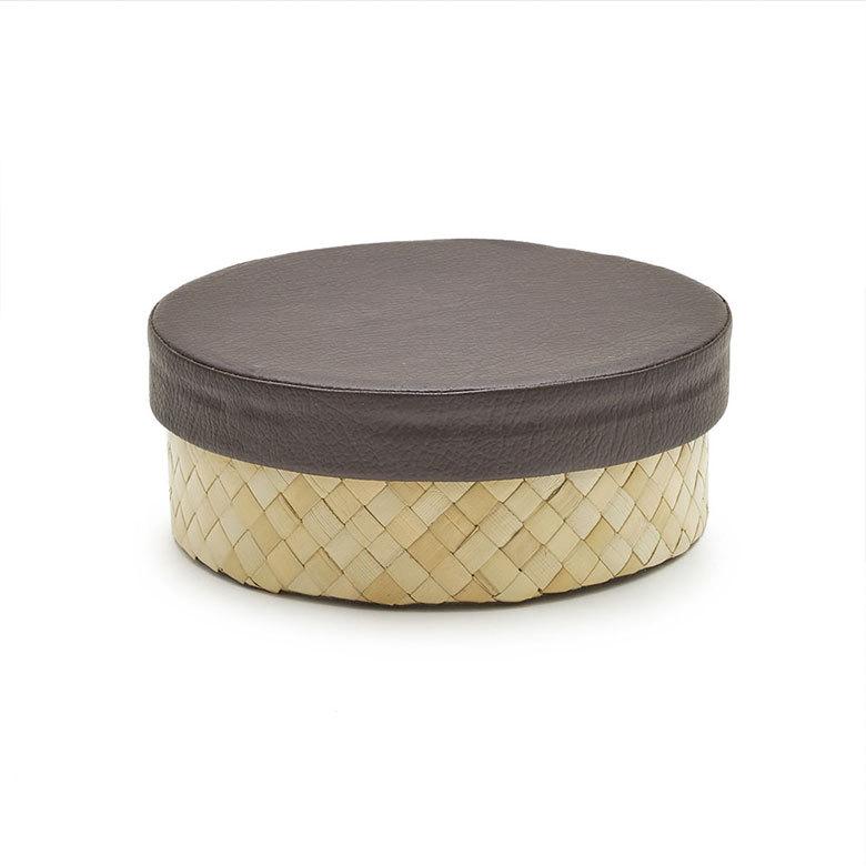 パンダン製 フタ付き ラウンド ボックス Sサイズ 小物 入れ 収納 整理 用品 収納箱 インテリア ボックス おしゃれ 入れ物 ナチュラル バリ 雑貨  pb-11752 | ELEMENTS（インテリア） | 12