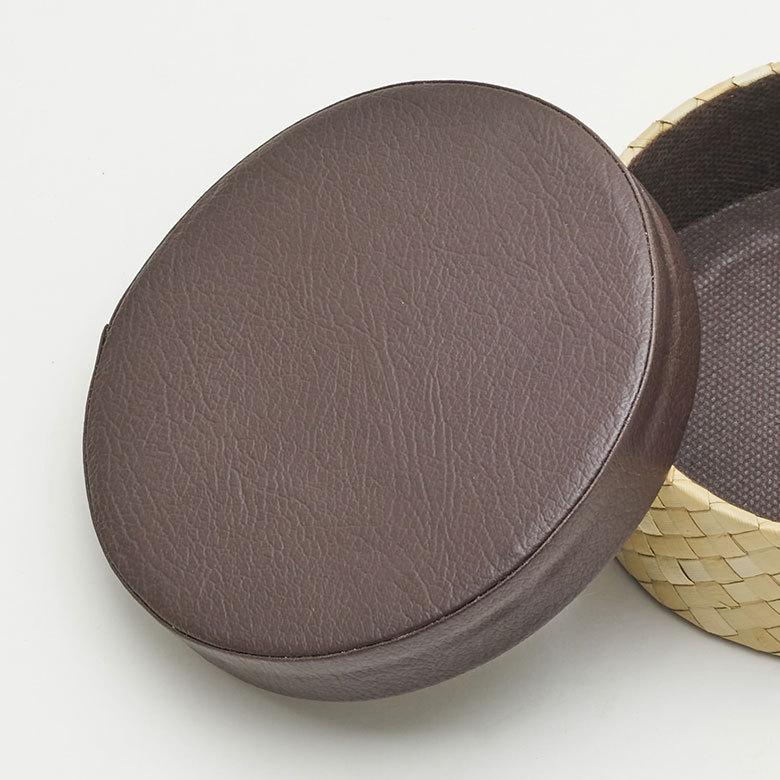 パンダン製 フタ付き ラウンド ボックス Sサイズ 小物 入れ 収納 整理 用品 収納箱 インテリア ボックス おしゃれ 入れ物 ナチュラル バリ 雑貨  pb-11752 | ELEMENTS（インテリア） | 08