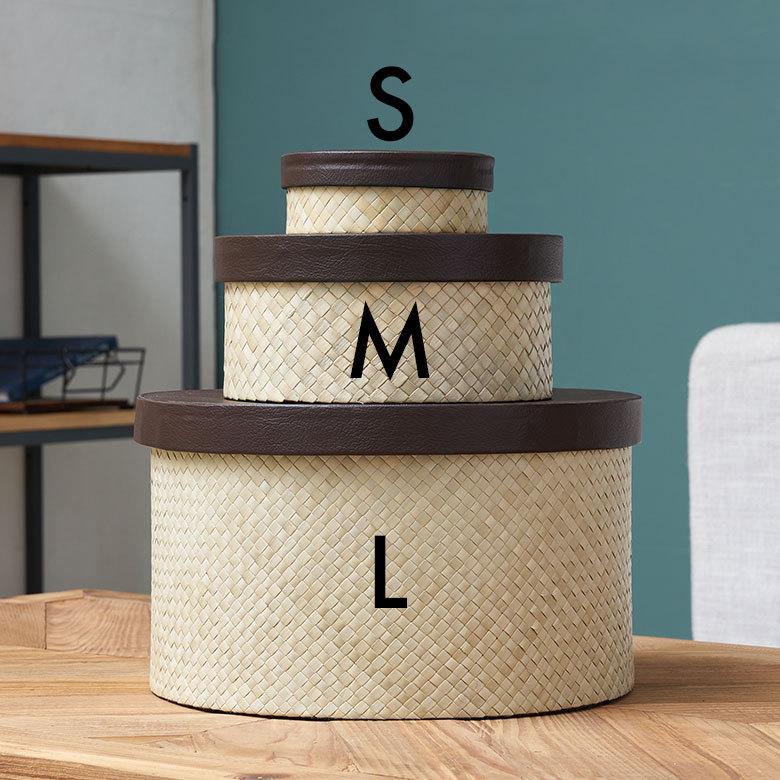 パンダン製 フタ付き ラウンド ボックス Mサイズ 小物 入れ 収納 おもちゃ 整理 用品 収納箱 インテリア ボックス おしゃれ 入れ物 ナチュラル バリ 雑貨 pb-117 | ELEMENTS（インテリア） | 10