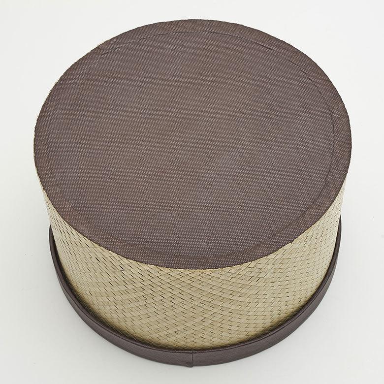 パンダン製 フタ付き ラウンド ボックス Lサイズ 小物 入れ 収納 おもちゃ 整理 用品 収納箱 インテリア ボックス おしゃれ 入れ物 ナチュラル バリ 雑貨  pb-11 | ELEMENTS（インテリア） | 13