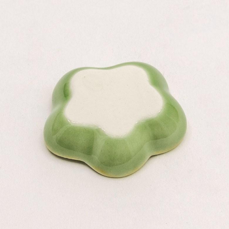 箸置き お箸置き 1連 カトラリーレスト 小皿 かわいい 陶器 プルメリア ギフト おしゃれ アジアン雑貨 pl1-668 | ブランド登録なし | 10