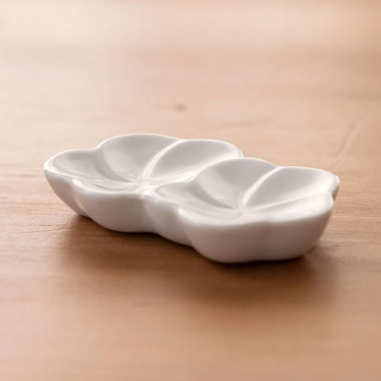 箸置き お箸置き 2連 カトラリーレスト 小皿 かわいい 陶器 プルメリア ギフト おしゃれ アジアン雑貨 pl2-668 | ブランド登録なし | 04
