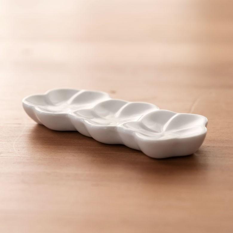 箸置き お箸置き 3連 カトラリーレスト 小皿 かわいい 陶器 プルメリア ギフト おしゃれ アジアン雑貨 pl3-668 | ブランド登録なし | 04