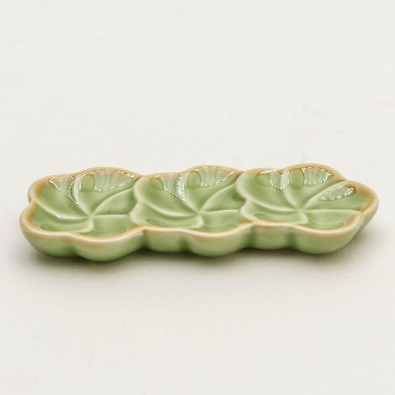 箸置き お箸置き 3連 カトラリーレスト 小皿 かわいい 陶器 プルメリア ギフト おしゃれ アジアン雑貨 pl3-668 | ブランド登録なし | 11
