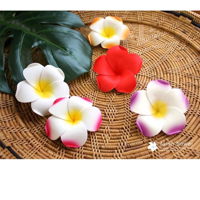 アジアン雑貨 プルメリア 造花 インテリアフラワー 花びら先端カールタイプ Mサイズ アジア工房 pmc-94 | ブランド登録なし | 05