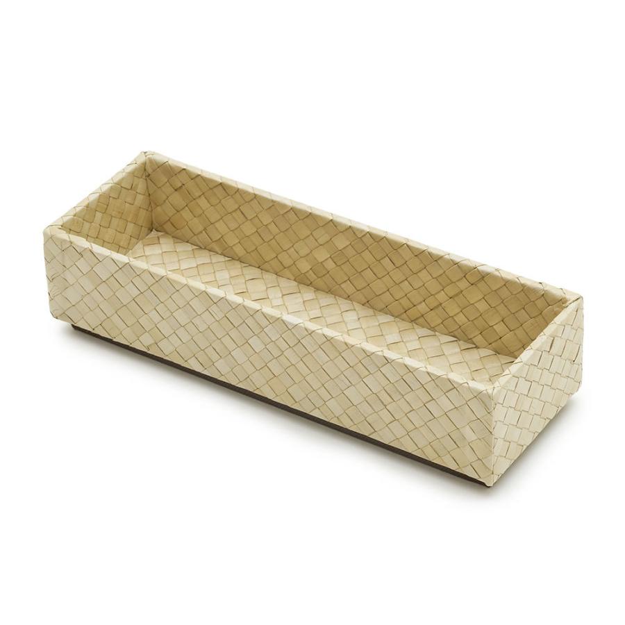 重ねて 使える パンダン製 収納トレイ Sサイズ トレー かご 整理 小物 入れ カトラリー ケース おしゃれ インテリア ナチュラル 箸入れ ペン 西海岸 pt-11730 | ELEMENTS（インテリア） | 12