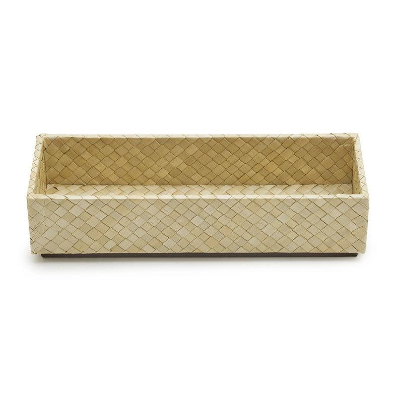 重ねて 使える パンダン製 収納トレイ Sサイズ トレー かご 整理 小物 入れ カトラリー ケース おしゃれ インテリア ナチュラル 箸入れ ペン 西海岸 pt-11730 | ELEMENTS（インテリア） | 04