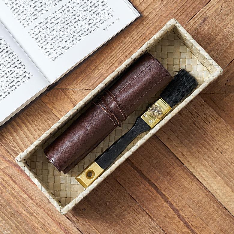 重ねて 使える パンダン製 収納トレイ Sサイズ トレー かご 整理 小物 入れ カトラリー ケース おしゃれ インテリア ナチュラル 箸入れ ペン 西海岸 pt-11730 | ELEMENTS（インテリア） | 08