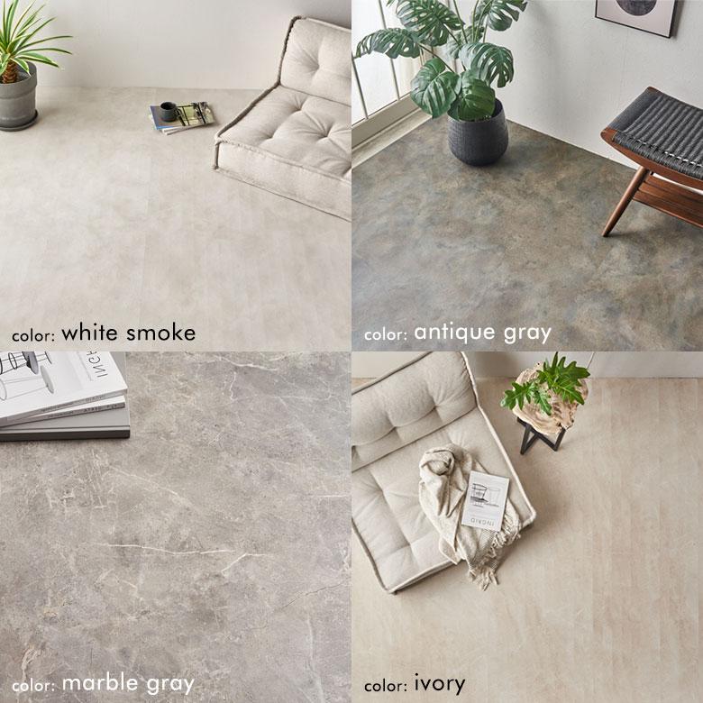 送料無料 サンプル フローリングカーペット ストーン床 石目 ウッドカーペット 6畳 江戸間 床 大理石 賃貸 リフォーム おしゃれ 北欧  scpt-ga60-sample | ELEMENTS（インテリア） | 06