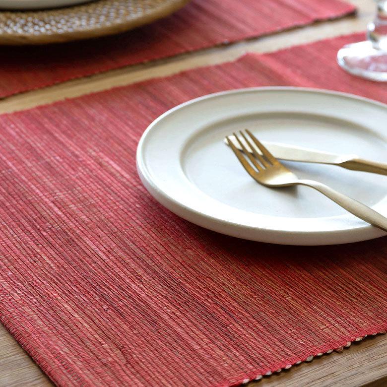 ランチョンマット 4枚セット アジアン テーブルウェア エスニック モダン おしゃれ ウォーターヒヤシンス アジアン雑貨 アジア工房 キッチン用品 set-10818 | ブランド登録なし | 09