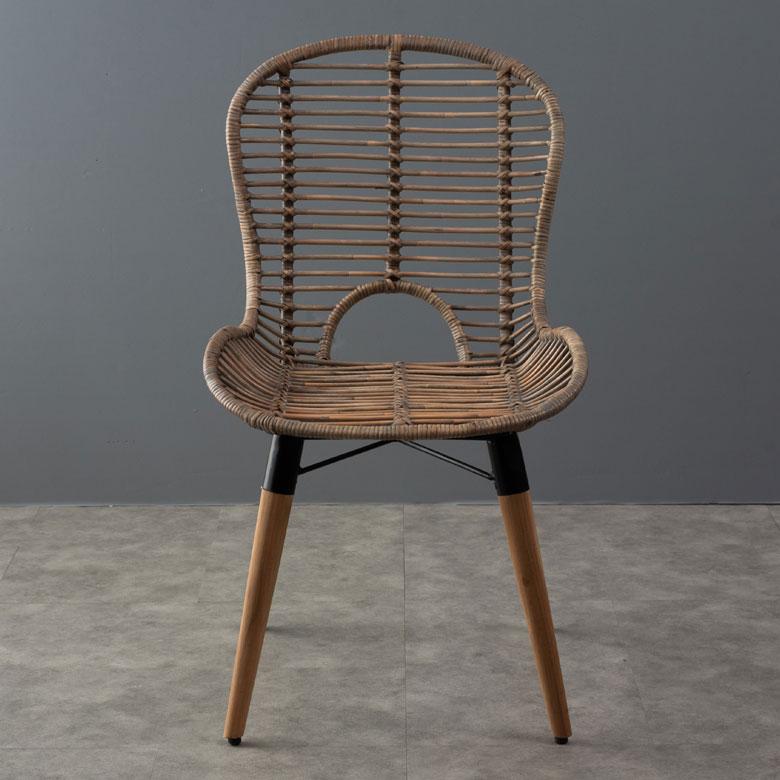 ラタン製 ブラウン アームチェア 2脚セット 楽天市場】【限定4