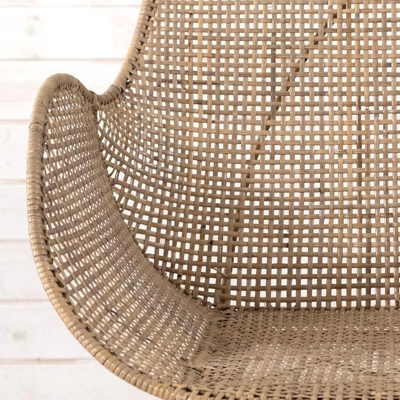 チェア ラタンチェアー ラタンチェア イス 2脚セット ラタン 籐 シンプル アイアン脚 一人掛け 背もたれ付き メッシュ ベージュ アジアン家具 set-13883 | ELEMENTS（インテリア） | 10