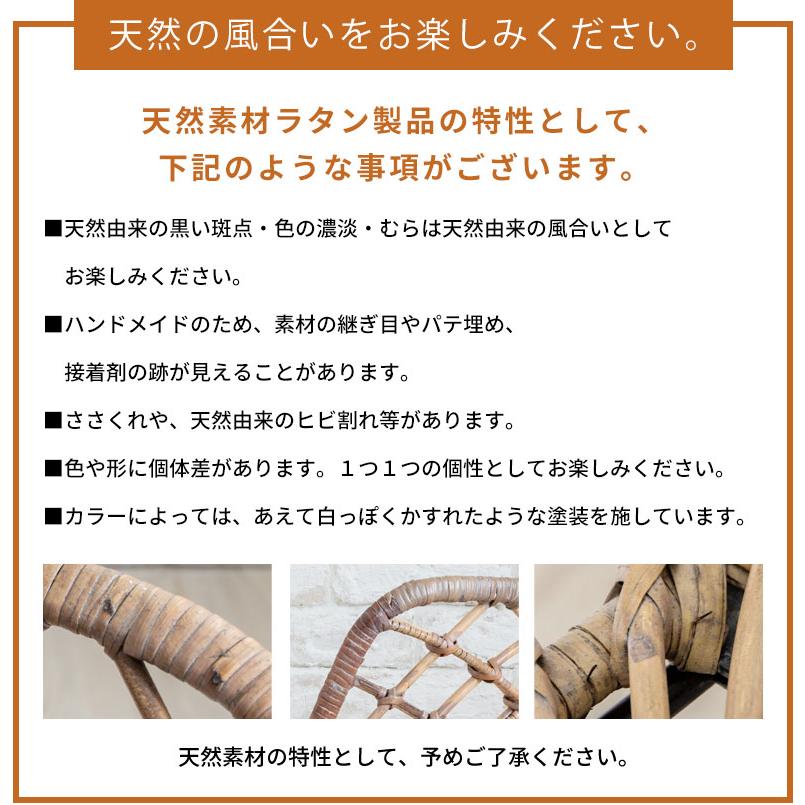 チェア ラタンチェアー ラタンチェア イス 2脚セット ラタン 籐 シンプル アイアン脚 一人掛け 背もたれ付き メッシュ ベージュ アジアン家具 set-13883 | ELEMENTS（インテリア） | 19