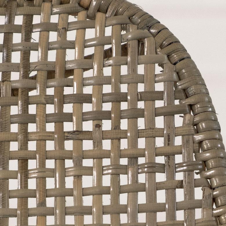 チェア ラタンチェアー ラタンチェア イス 2脚セット ラタン 籐 シンプル アイアン脚 一人掛け 背もたれ付き メッシュ ベージュ アジアン家具 set-13883 | ELEMENTS（インテリア） | 01