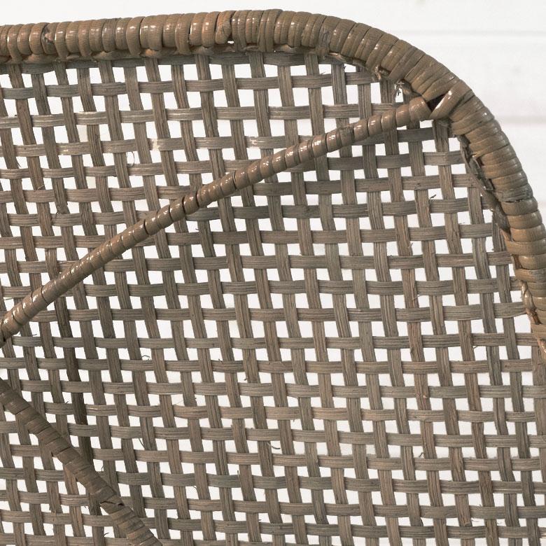 チェア ラタンチェアー ラタンチェア イス 2脚セット ラタン 籐 シンプル アイアン脚 一人掛け 背もたれ付き メッシュ ベージュ アジアン家具 set-13884 | ELEMENTS（インテリア） | 18