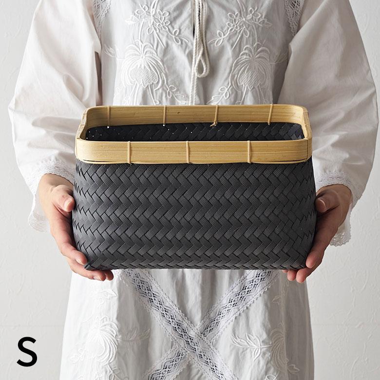 バスケット 3個セット かご 27.6L バンブー 竹 プラスチック ランドリー 収納 洗濯物 荷物 入れ おしゃれ 北欧 雑貨 インテリア リゾート 西海岸 set-14065 | ELEMENTS（インテリア） | 10