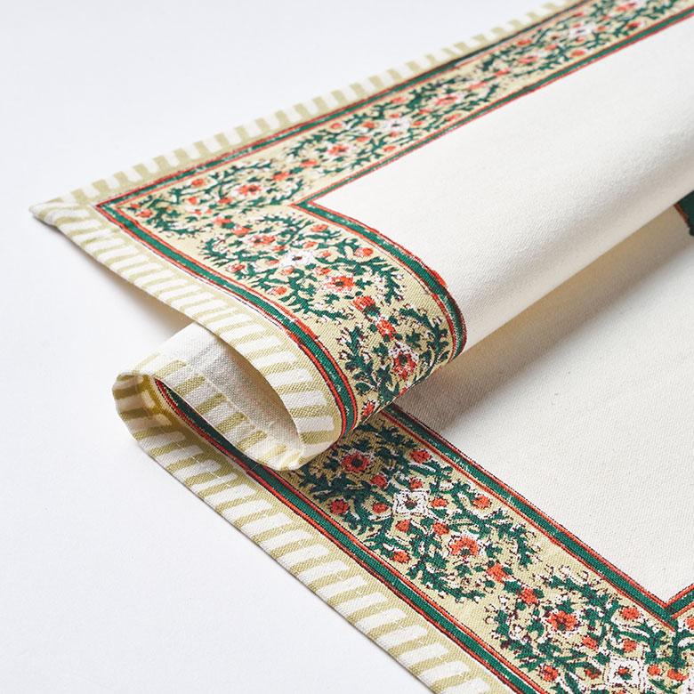 ELEMENTS ランチョン マット 4枚セット プレース プレイス コットン 綿