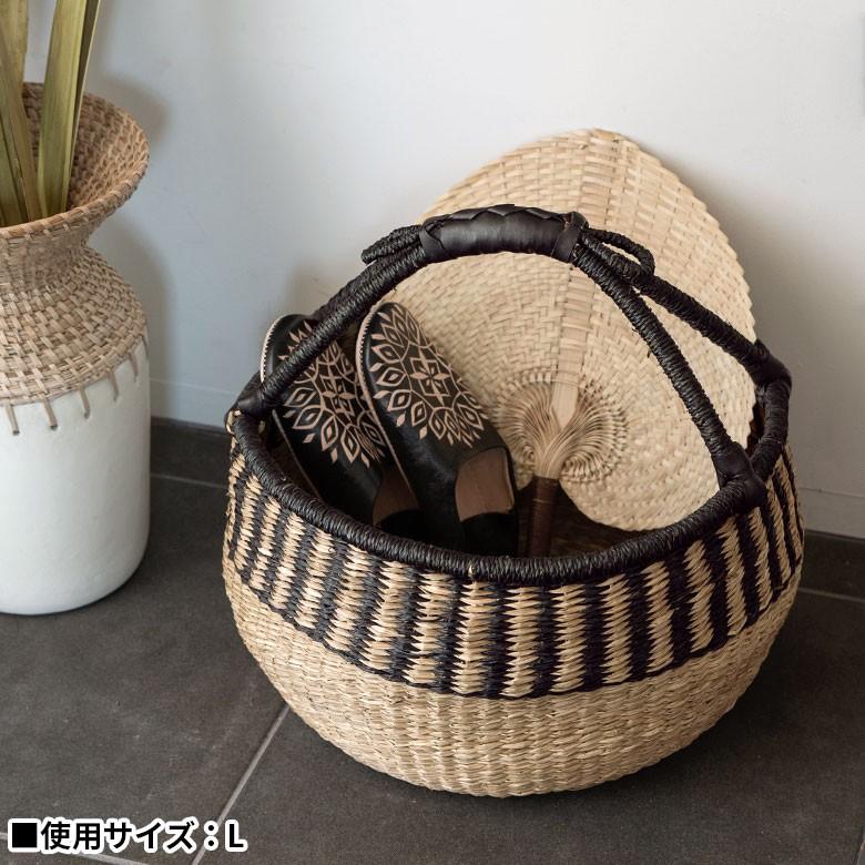 カゴ 収納 バスケット 持ち手付き カゴバッグ 3サイズセット