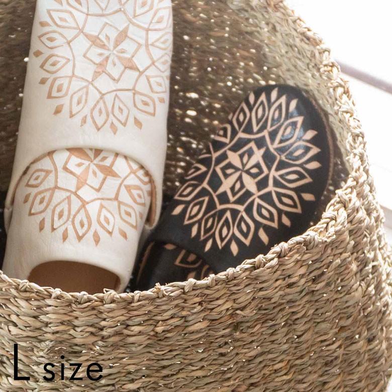 3個セット プランターカバー ゴミ箱 バスケット かご シーグラス S M L