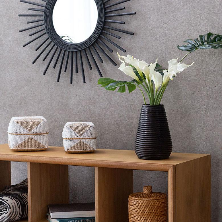 9本セット 造花 カラーリリー ショート 観葉植物 フェイクグリーン 枝付き リゾート アジアン雑貨 花飾り 3色展開 set-6164 | ブランド登録なし | 05