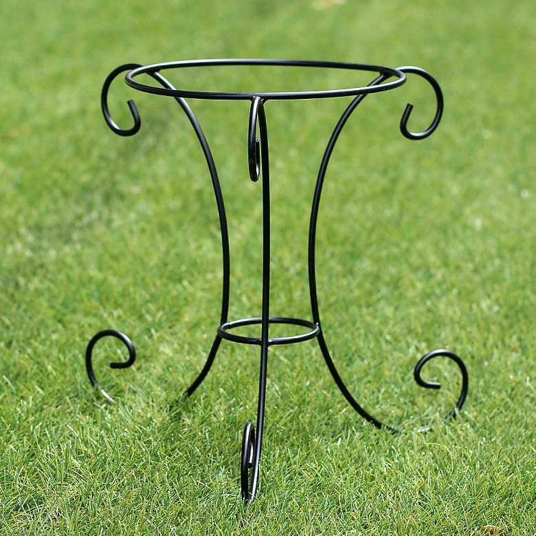 ガラスのアジアン水盤ＬサイズとアイアンスタンドＬサイズのセット ガラスの水盆 ガラスのボウル アジアン雑貨 アジアンインテリア アジア雑貨 set-66656 | ブランド登録なし | 02