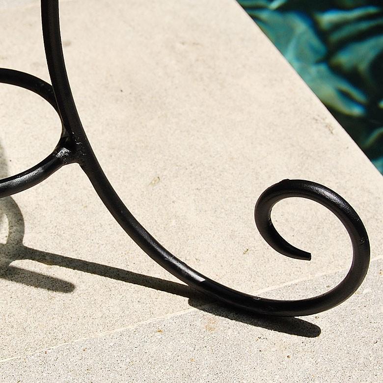 ガラスのアジアン水盤ＬサイズとアイアンスタンドＬサイズのセット ガラスの水盆 ガラスのボウル アジアン雑貨 アジアンインテリア アジア雑貨 set-66656 | ブランド登録なし | 05