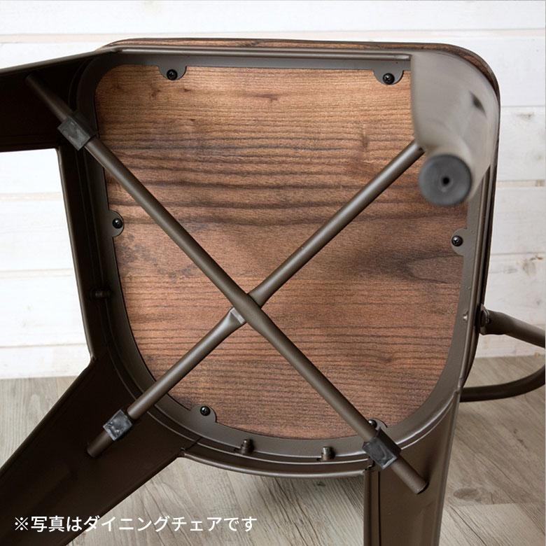 カウンターチェア 背もたれ付き スチール製 木製 座面 2脚セット SMITH スミス バーチェア ハイチェア ハイチェアー スツール [set-66684] | ELEMENTS（インテリア） | 15