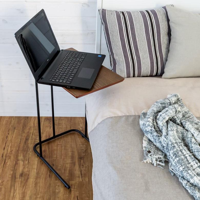 サイドテーブル コーヒーテーブル ミニテーブル 2個セット 天然木製 スチール コの字型テーブル パソコン アンティーク おしゃれ set-91023 | ELEMENTS（インテリア） | 04