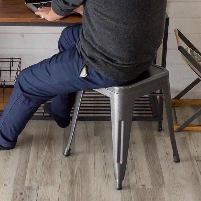 スタッキングチェア スチール製 メタリックスツール スタッキング 4個セット 積む 重ね カウンター チェア 椅子 イス シンプル 西海岸 西海岸 北欧 set-91073 | ELEMENTS（インテリア） | 03