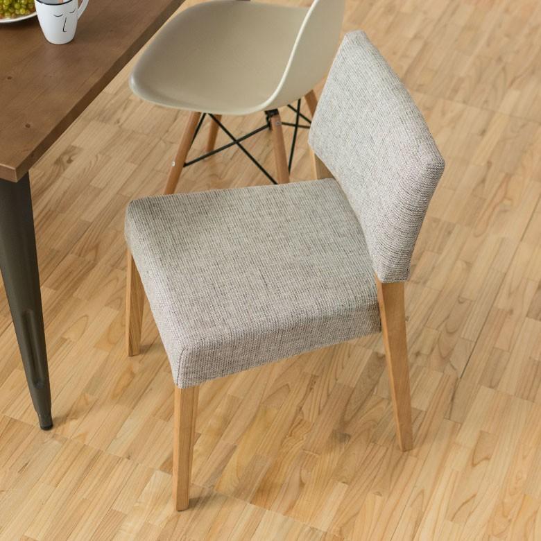 ELEMENTS ダイニングチェア 2脚セット 木製 単品 ダイニング