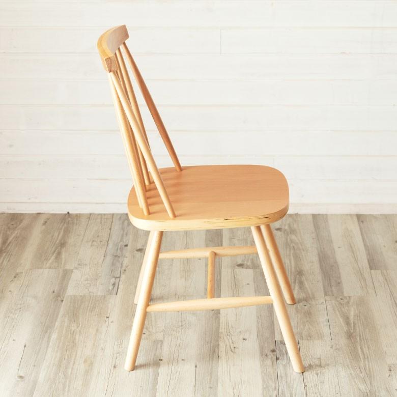 ダイニングチェア チェアー 椅子 2脚セット ナチュラル 天然木 木製 ウィンザーチェア 完成品 シンプル おしゃれ 北欧 リビング set-9136 | ELEMENTS（インテリア） | 17