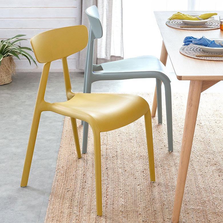 チェア ダイニングチェア スタッキング シンプル 北欧 おしゃれ かわいい ミッドセンチュリー 在宅勤務 カフェ set-91526 | ELEMENTS（インテリア） | 14