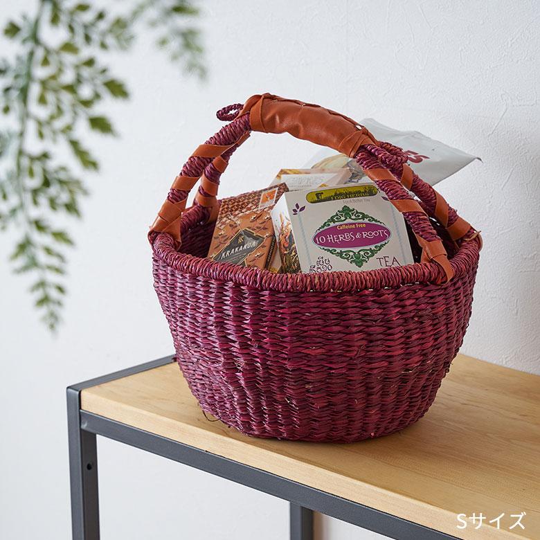 かご バスケット 持ち手 付き シーグラス S M L 3個セット かご バスケット 持ち手 付き シーグラス S M L 3個セット