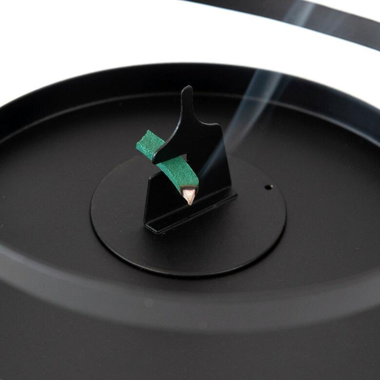 蚊取り線香ホルダー 蚊取り線香入れ 立て おしゃれ ガラス スチール 黒 アウトドア 虫除け 2個セットインテリア set2-6191 | ブランド登録なし | 09