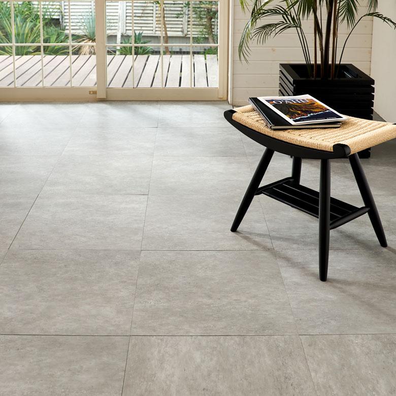 貼るだけ フロアタイル 大理石 6畳 フロアマット フローリング 床材 シール式 フロアシート 48枚 床 簡単 石目 おしゃれ 北欧 インテリア 西海岸 set48-85002 | ELEMENTS（インテリア） | 06