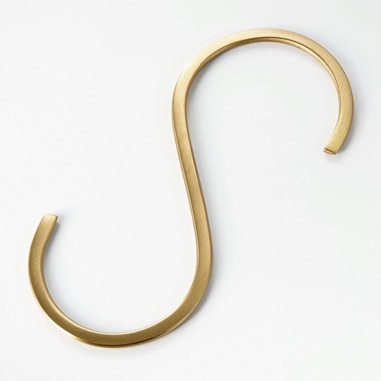 S字 フック 真鍮 5本 セット M 大 ゴールド 金 属 アンティーク 風 吊り 下げ 収納 ウォール デコレーション おしゃれ 北欧 雑貨 インテリア set5-34600 | ELEMENTS（インテリア） | 17