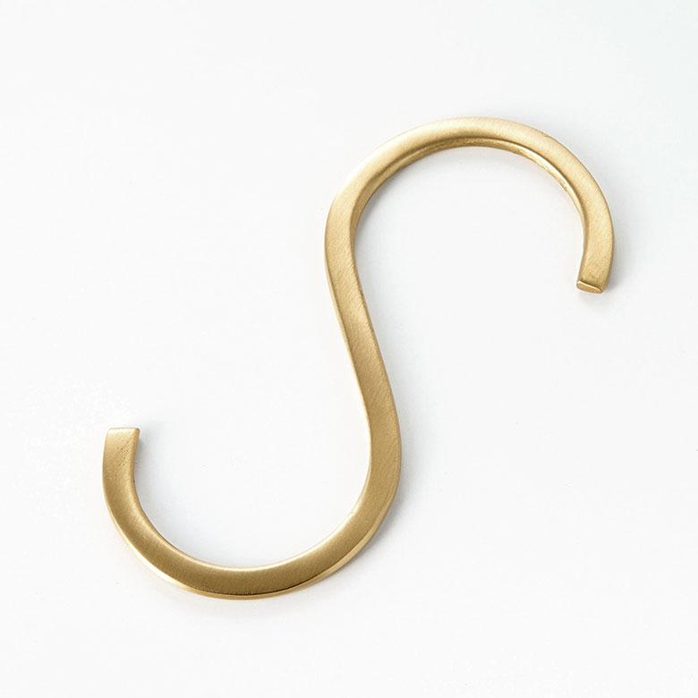 S字 フック 真鍮 5本 セット S 小 ゴールド 金 属 アンティーク 風 吊り 下げ 収納 ウォール デコレーション おしゃれ 北欧 雑貨 インテリア set5-34601 | ELEMENTS（インテリア） | 17