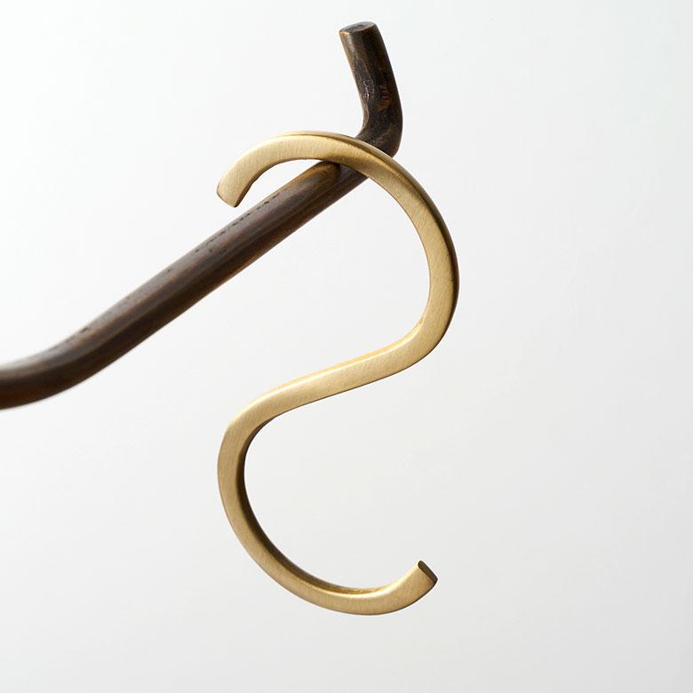 S字 フック 真鍮 5本 セット S 小 ゴールド 金 属 アンティーク 風 吊り 下げ 収納 ウォール デコレーション おしゃれ 北欧 雑貨 インテリア set5-34601 | ELEMENTS（インテリア） | 18