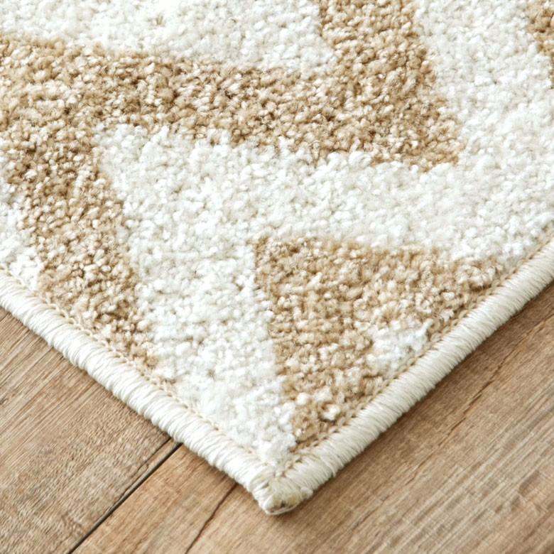 ラグマット シェブロン柄 キッチンマット おしゃれ 玄関マット 約200cmx250cm カーペット ラグカーペット 長方形 ラグ 絨毯 ブラック ベージュ sf-eg830 | ブランド登録なし | 07