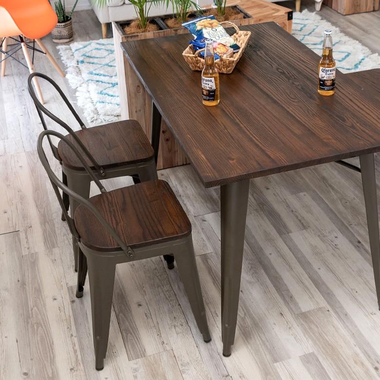 ダイニングテーブルセット 5点セット ダイニングセット 5人用 テーブル チェア セット 天然木 5人掛け ダイニング ダイニングチェア 4脚セット smith-set5 | ELEMENTS（インテリア） | 13